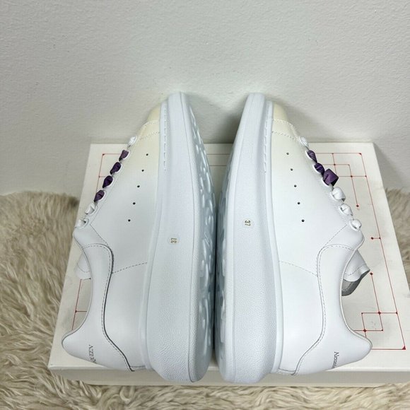 RARE Alexander McQueen Ombre Color Changing Oversized Platform Purple Sneaker 37 - Picture 7 of 10